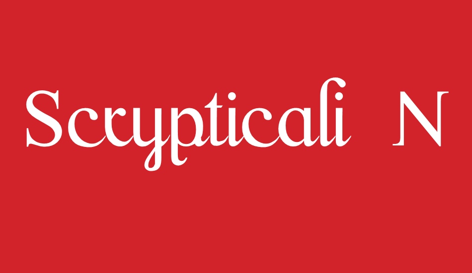 scrypticali-normal font big