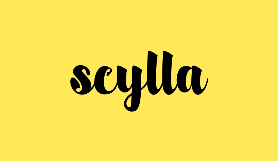 scylla font big