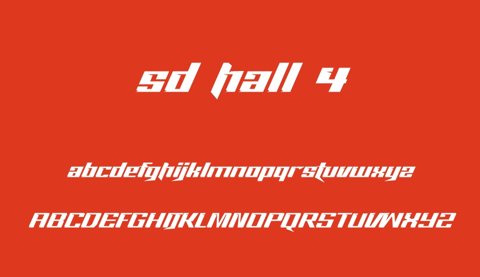 sd-hall-4 font