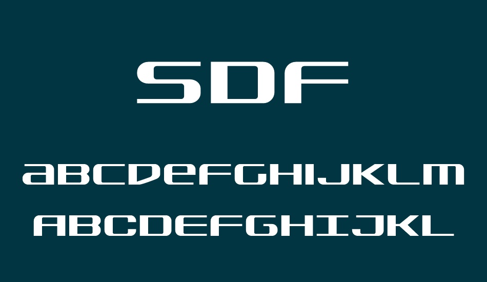 sdf font