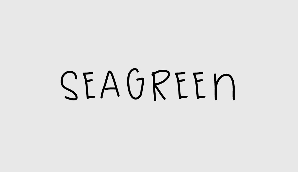 seagreen font big