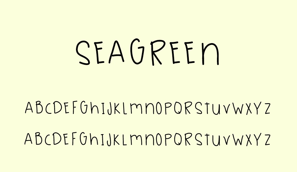 seagreen font