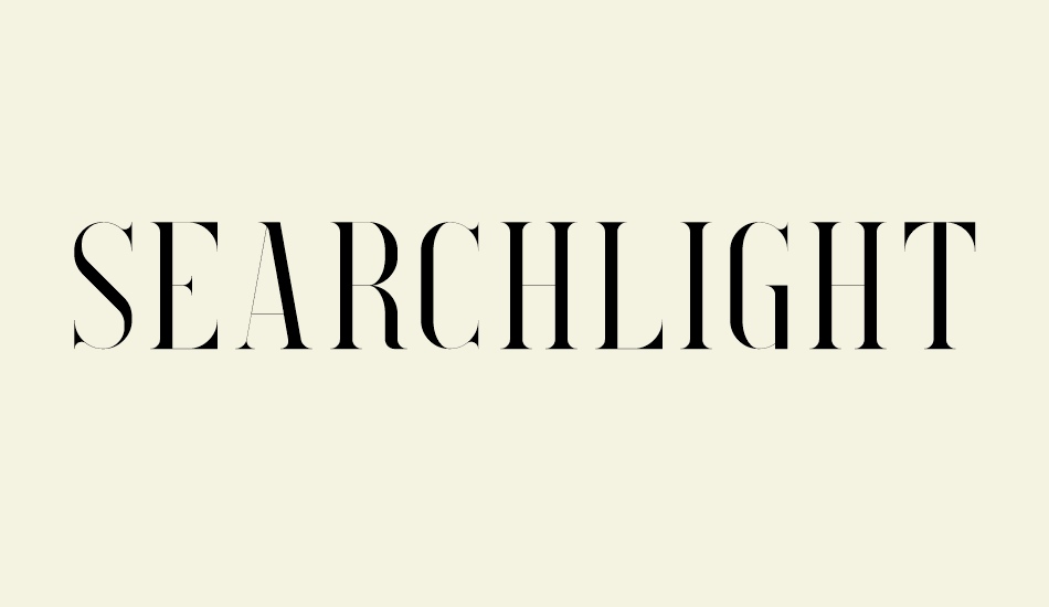 searchlight-serif font big