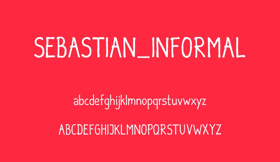 sebastıan-ınformal font