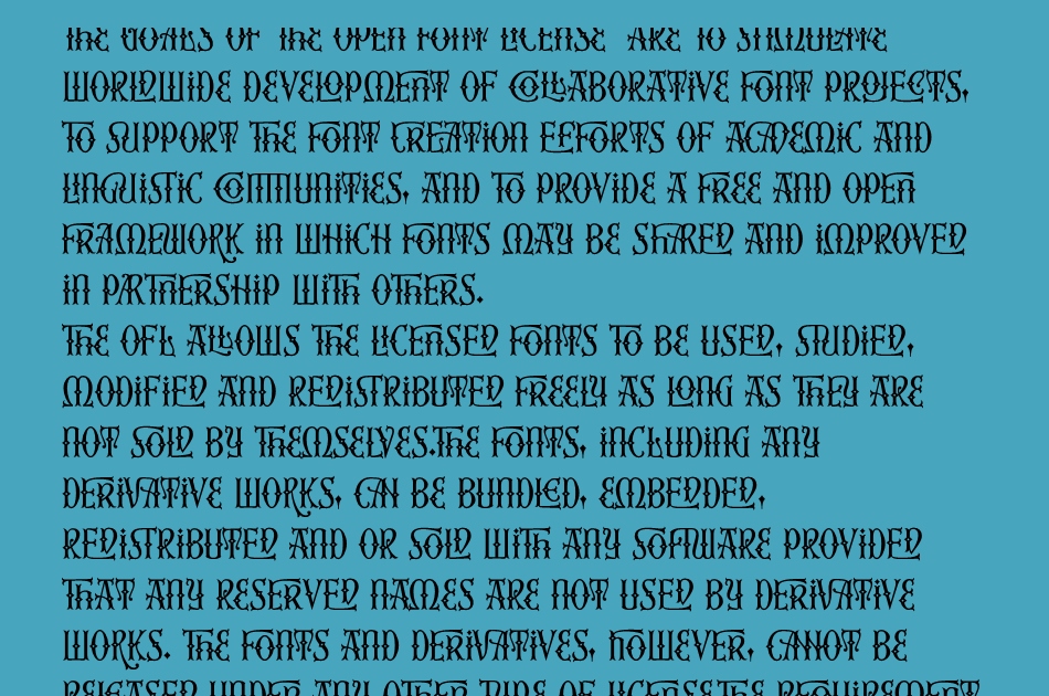 Second Reign font 1