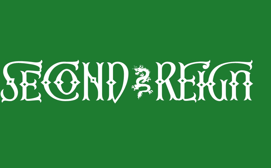 Second Reign font big