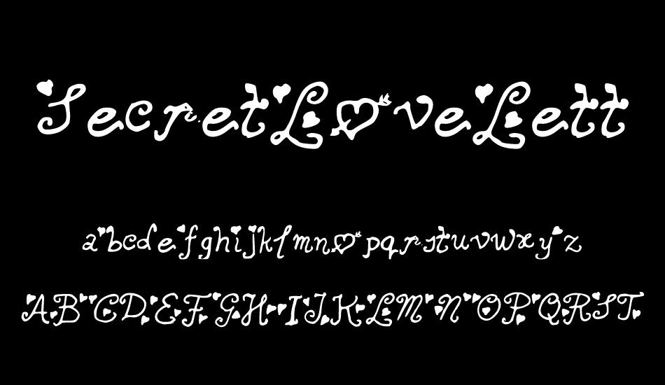 secretloveletters font