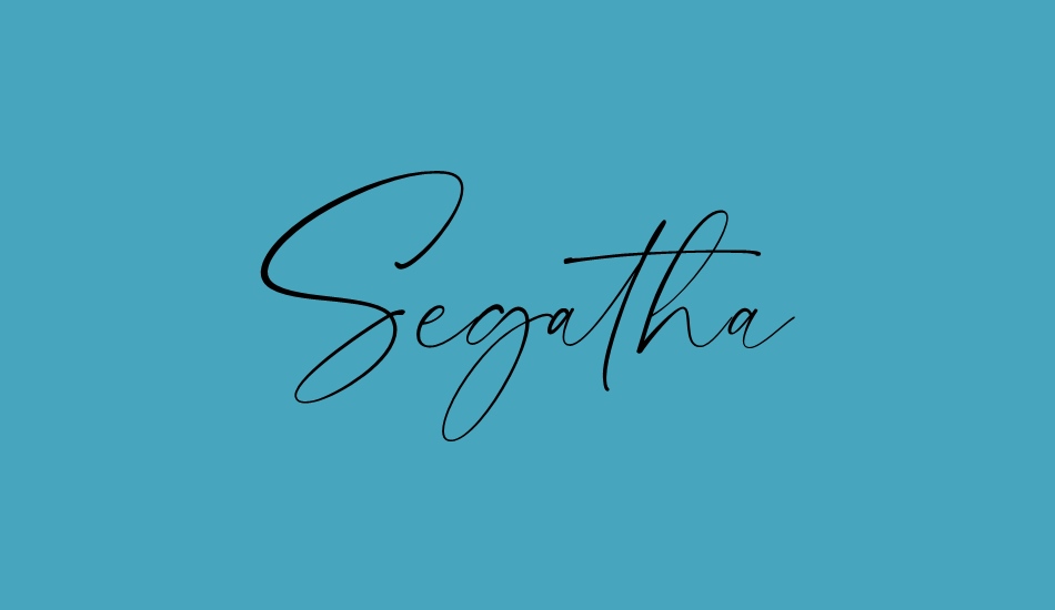 segatha font big