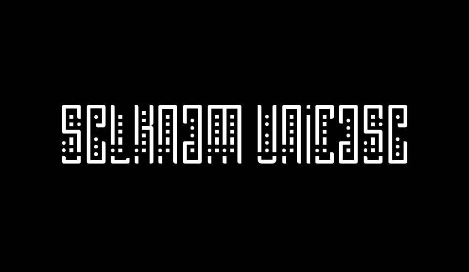 selknam-unicase font big