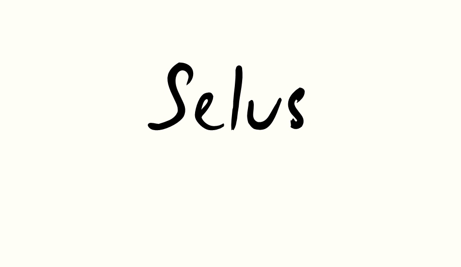 selus font big