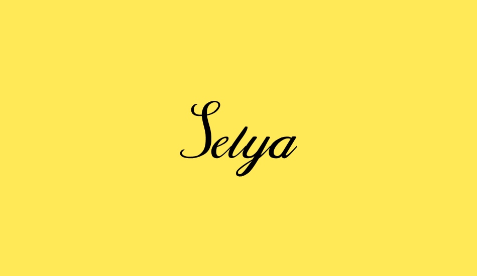 selya font big