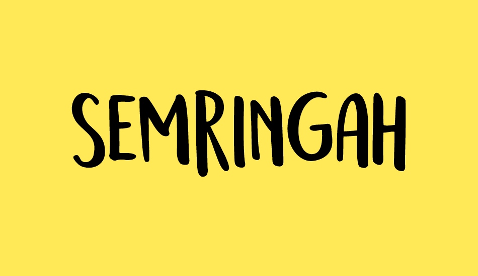 semringah font big