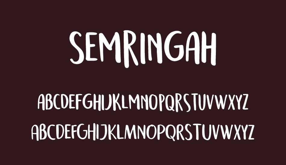 semringah font