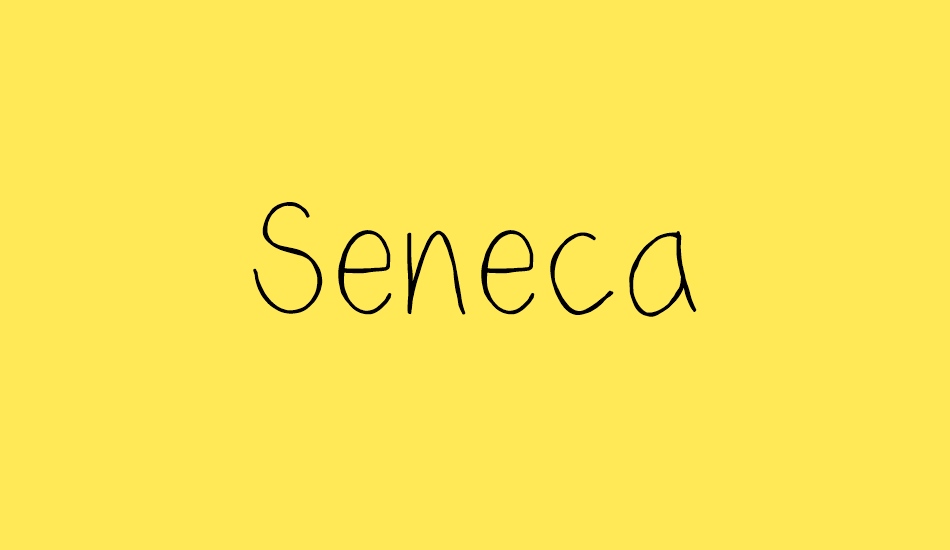 seneca font big