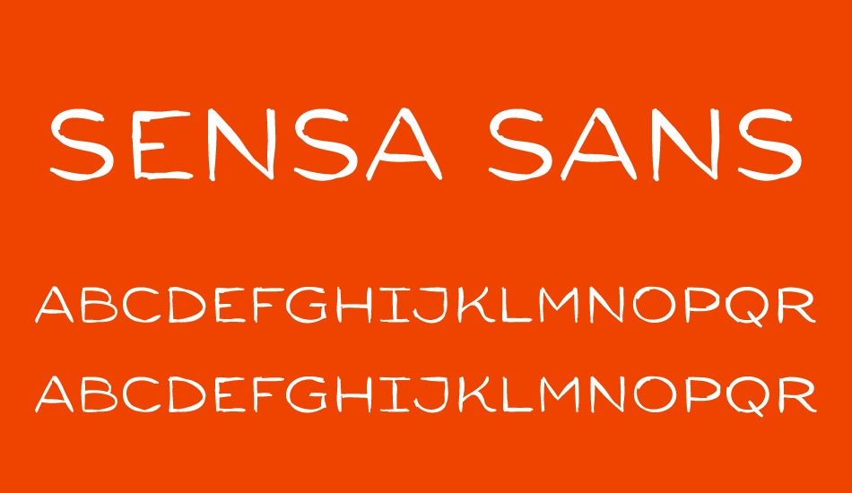 sensa-sans-demo font