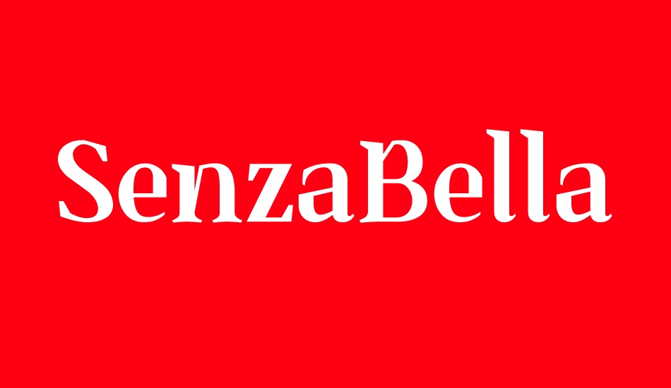 senzabella font big