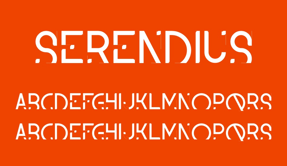 serendius font