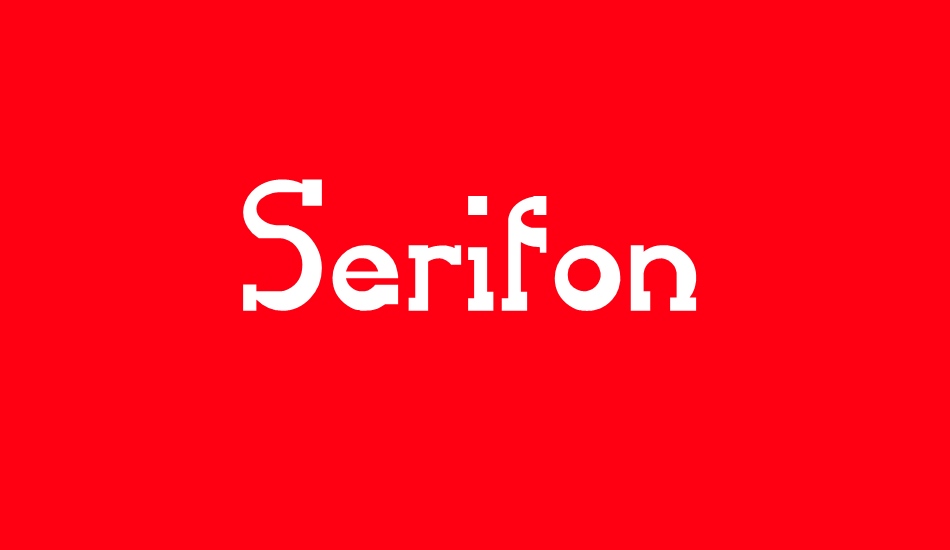 serifon font big