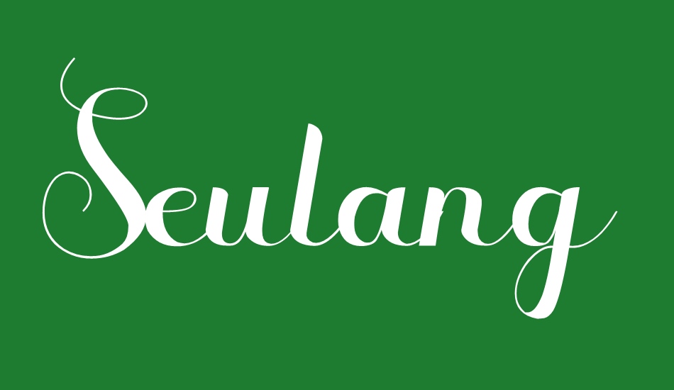 seulanga font big