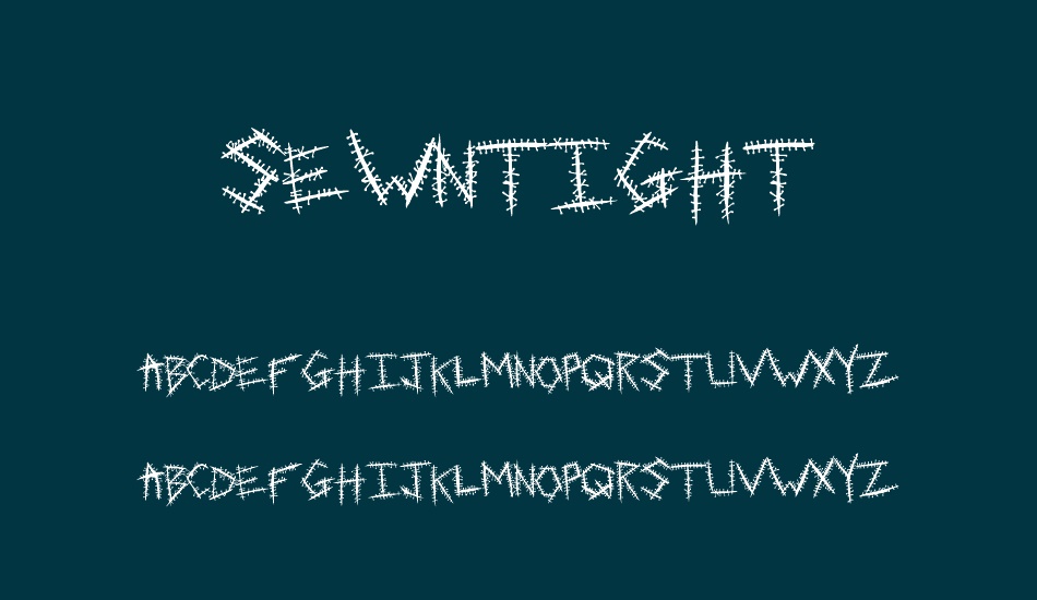 sewntight font