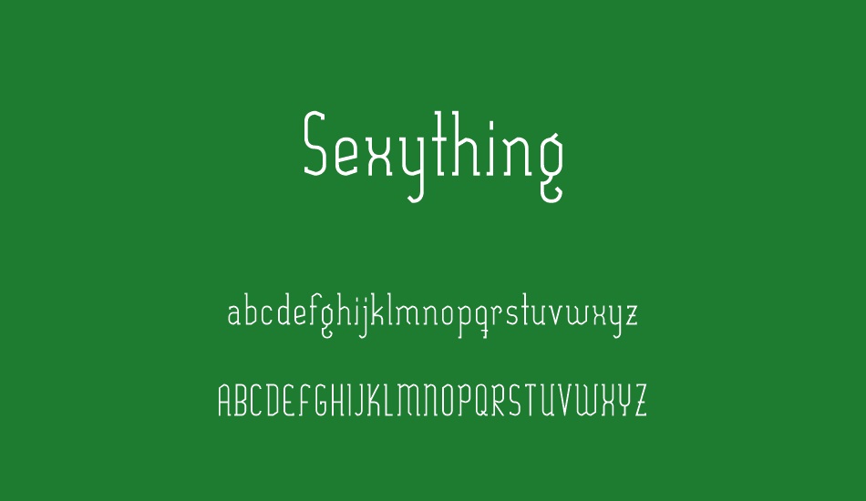 sexything font