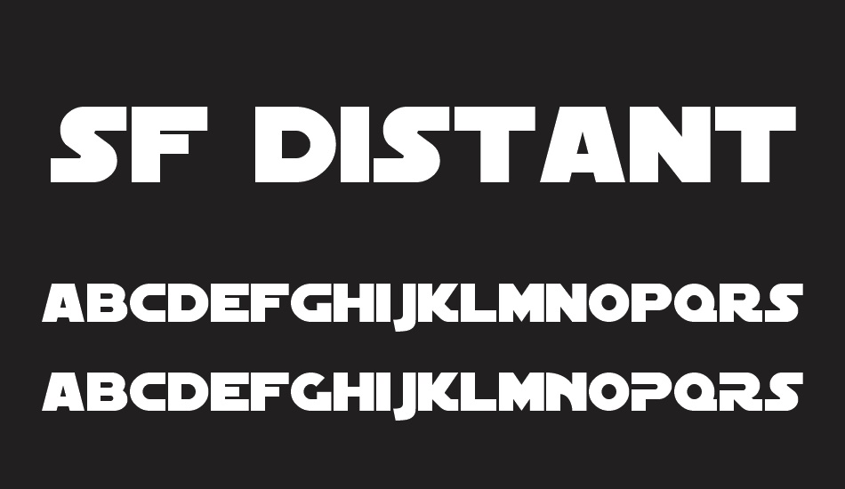 sf-distant-galaxy font