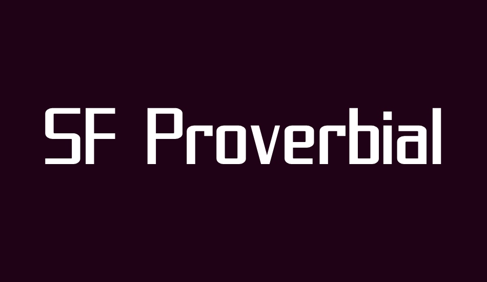 sf-proverbial-gothic font big