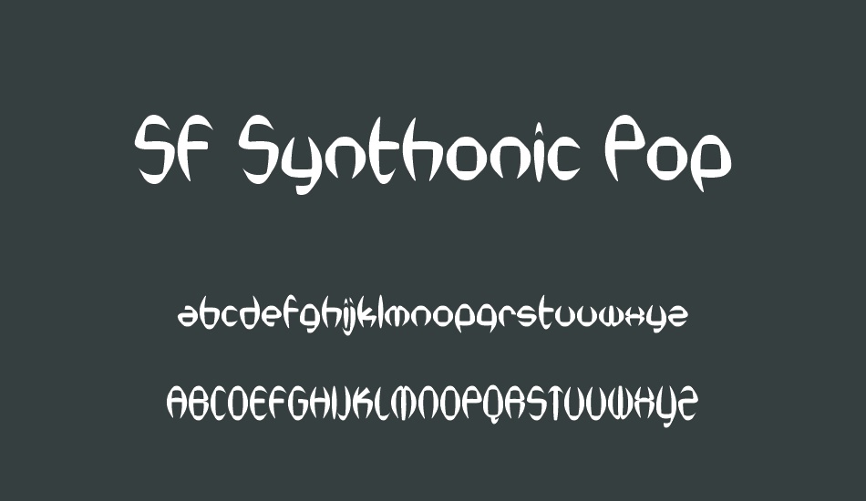 sf-synthonic-pop font