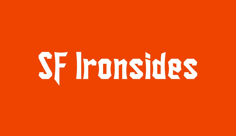 sf-ıronsides font big