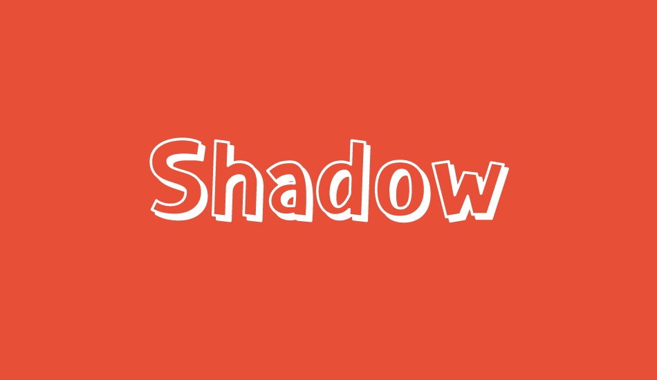 shadow font big