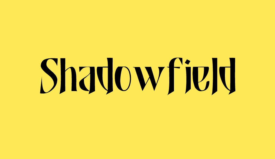 shadowfield-demo font big