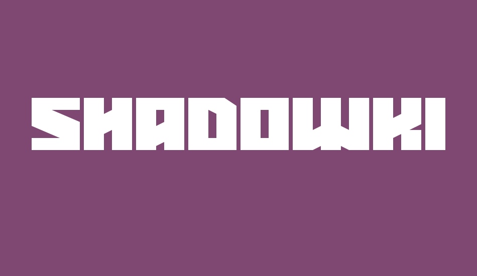 shadowkingz font big