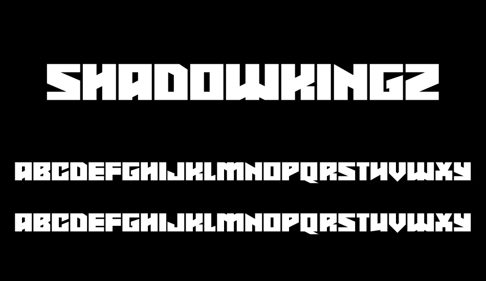 shadowkingz font