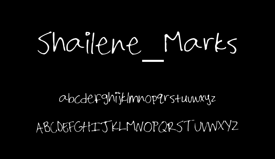 shailene-marks font