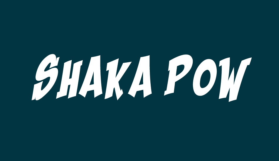 shaka-pow font big