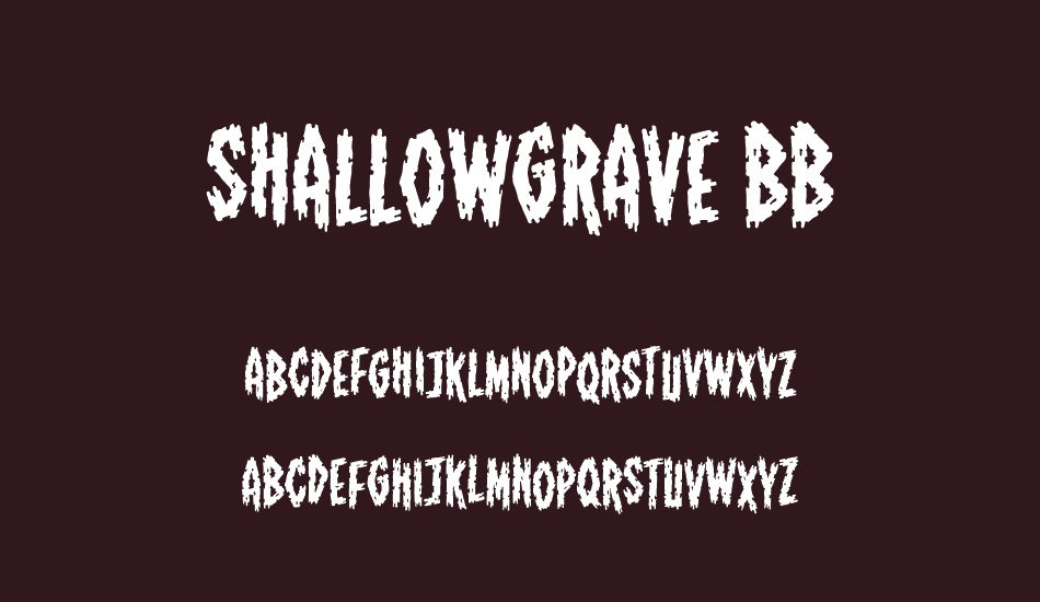 shallowgrave-bb font