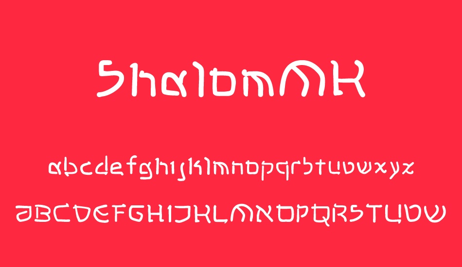 shalommk font