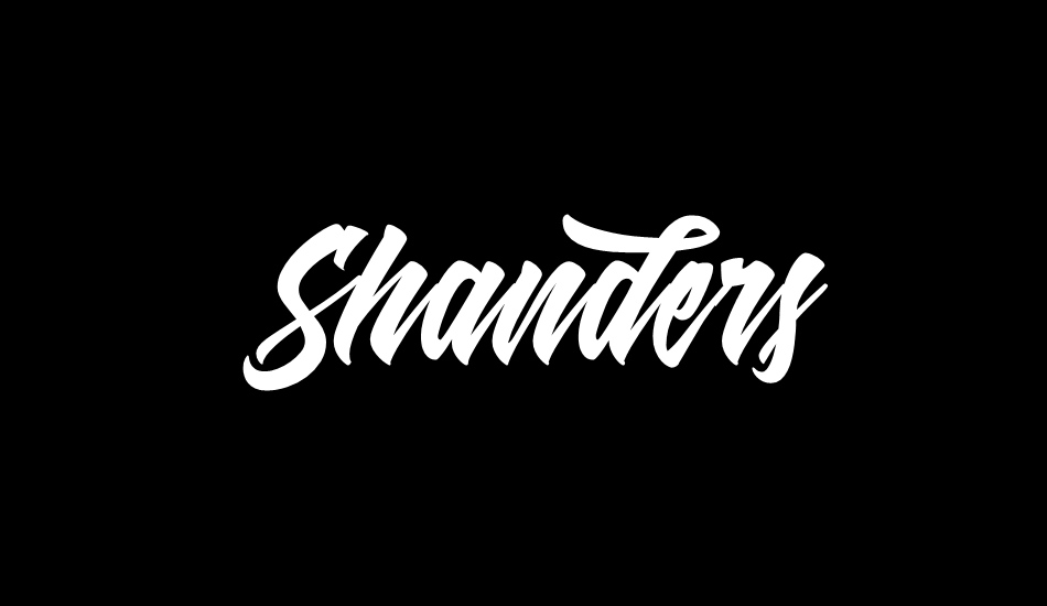 shanders-free font big