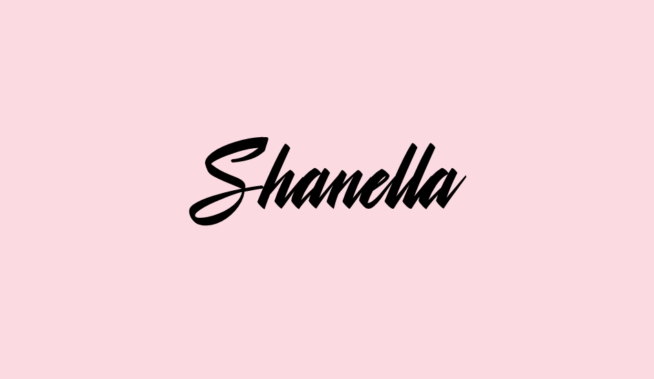 shanella font big