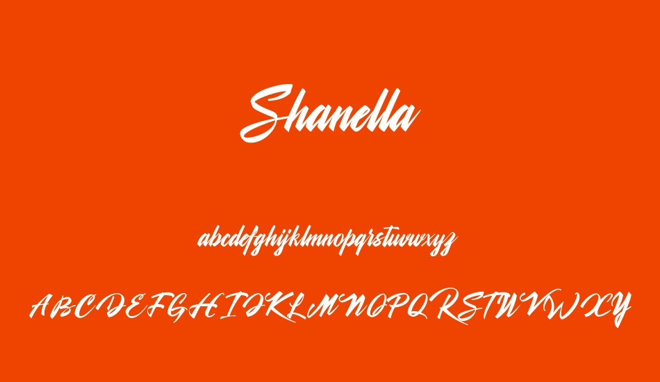 shanella font