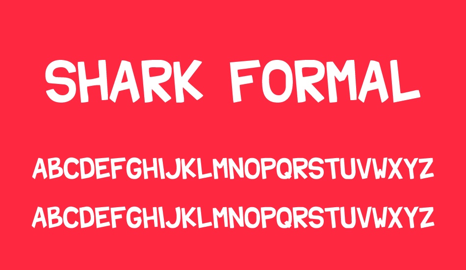 shark-formal-funnyness font