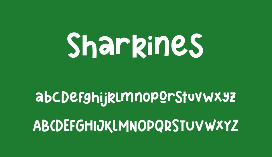 sharkines-demo font