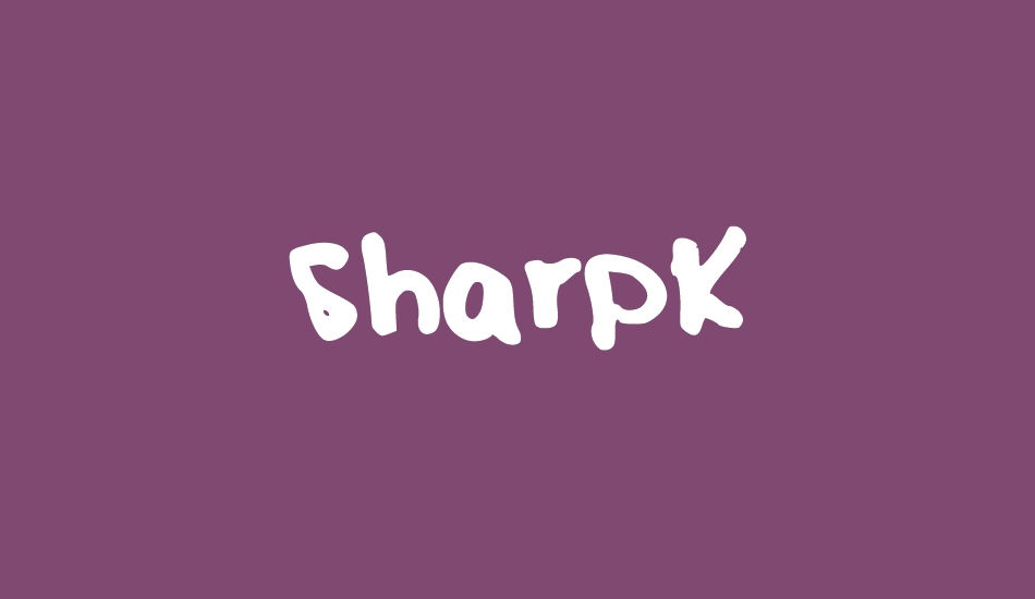 sharpk font big