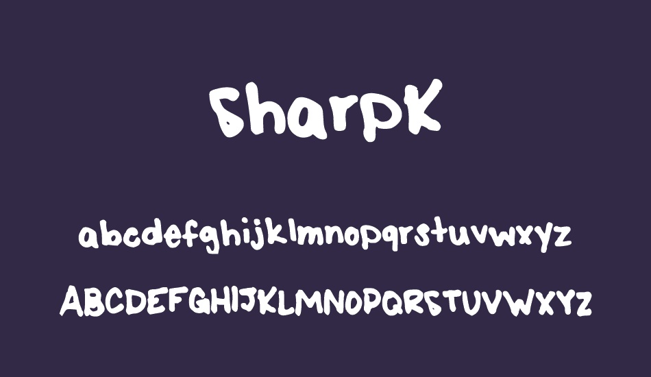 sharpk font