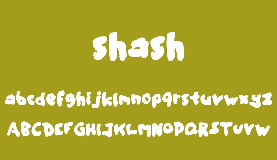 shash font