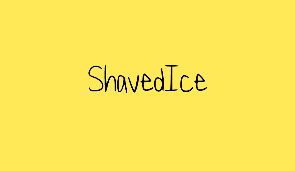 shavedıce font big