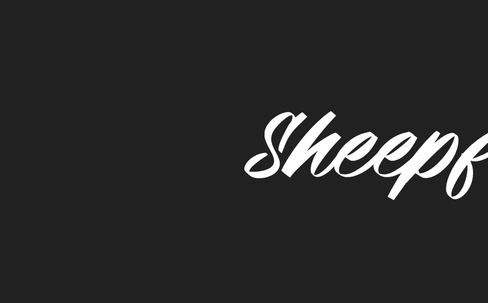 Sheepfold font big