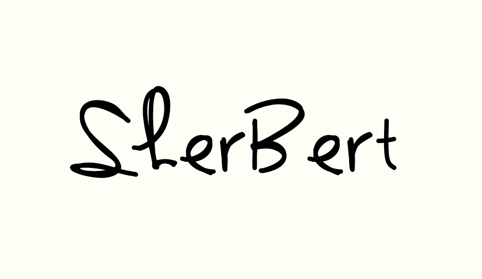 sherbert font big