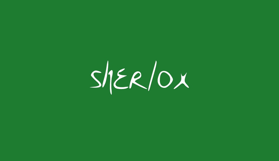 sherlox font big