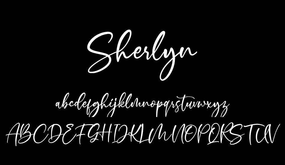 sherlyn font